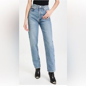 Agolde 90’s pinch waist high rise straight jean